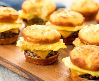 Keto Biscuit Breakfast Sandwiches