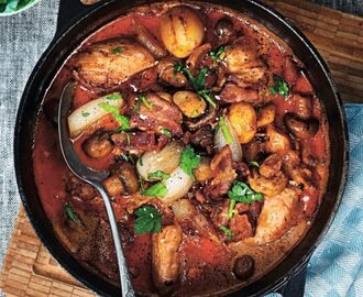 Lyxig coq au vin – på BARA 25 min!