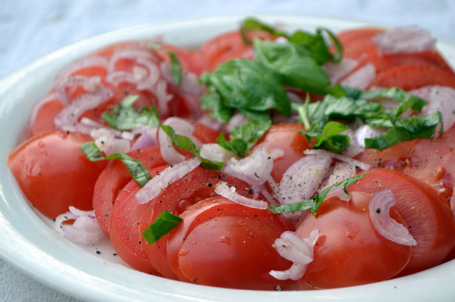 Tomatsallad – det enklaste är det godaste