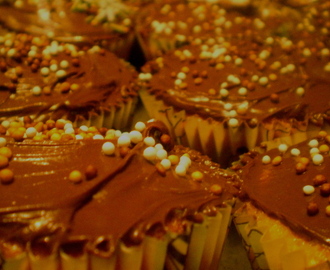 Leilas cupcakes med nutellatopping… A la Maja!