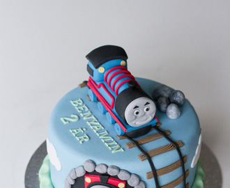 Tårta till benyamin med Thomas tåget