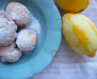 Donutholes med citron