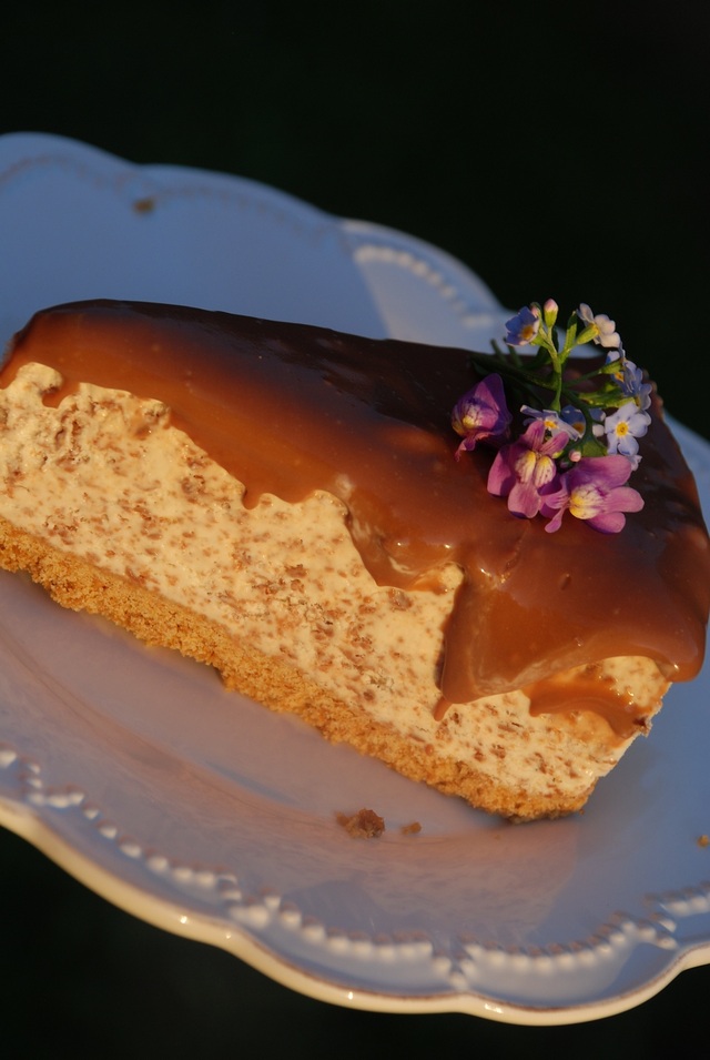 Chokladcheesecake med tryffeltäcke