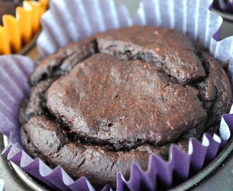 Hälsosamma Browniemuffins