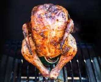 Beer Can Chicken i ugn