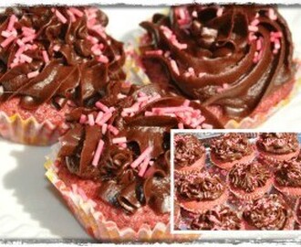 Pink Velvet Mini Cupcakes