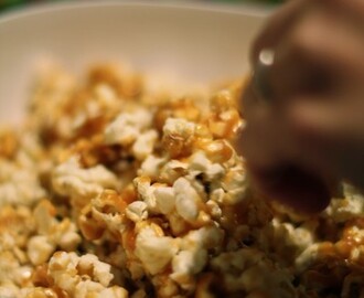 Karamellierade popcorn