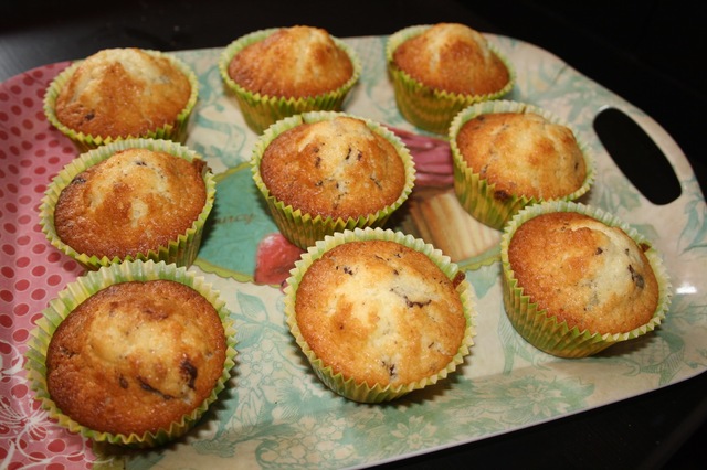 Chocolatechip- & lemon cupcakes