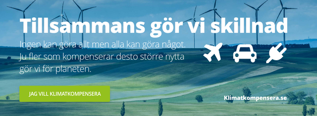 Stort nytt samarbete med Klimatkompensera.se