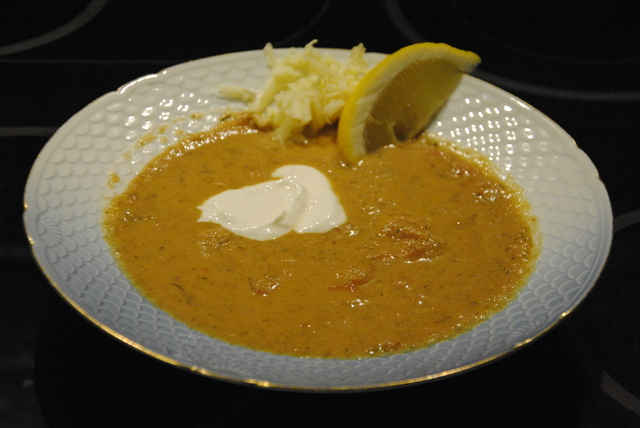 Squashsoppa med chili