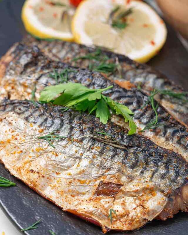 Baked Mackerel Fillets with Spices Recipe