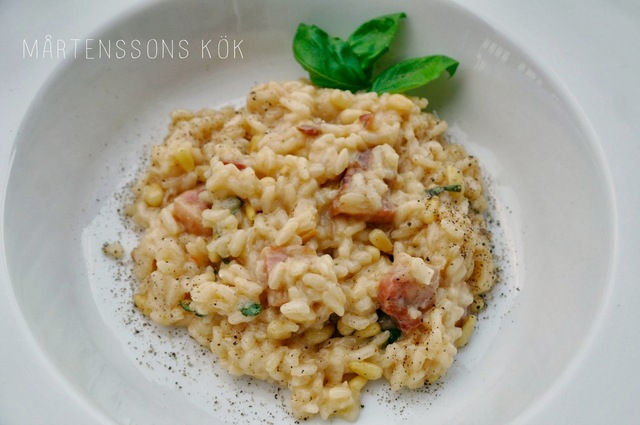 Risotto med pancetta
