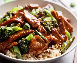 Mongolian Beef And Broccoli (EXTRA SAUCE)