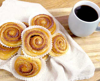 Lyxiga kanelbullar med mandelmassa