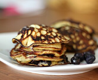 Preggobreakfast – Blueberry Banana Pancakes