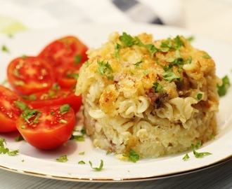 Mac'n Cheese Deluxe - eller lite lyxigare makaronipudding på ren svenska. Åsså ölprovning!