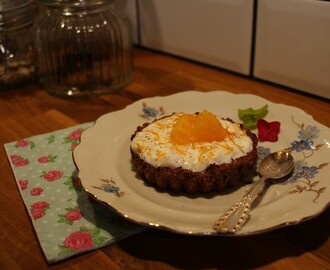 Hot and cold chocolate and orange pie!