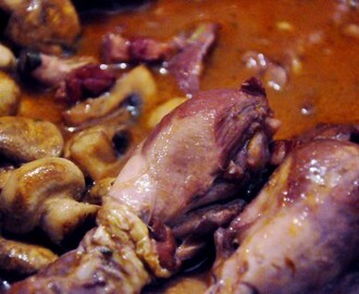 Coq au Vin – Tupp i vin eller som det blev kycklingben i vin