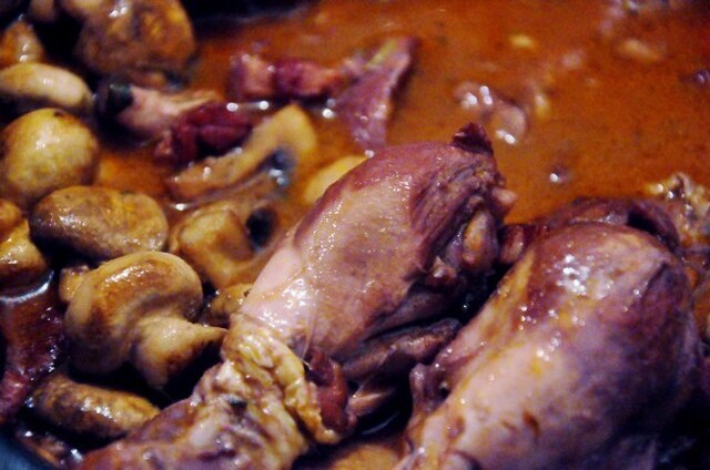 Coq au Vin – Tupp i vin eller som det blev kycklingben i vin