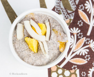 Vegan Coconut & Mango Overnight Oats