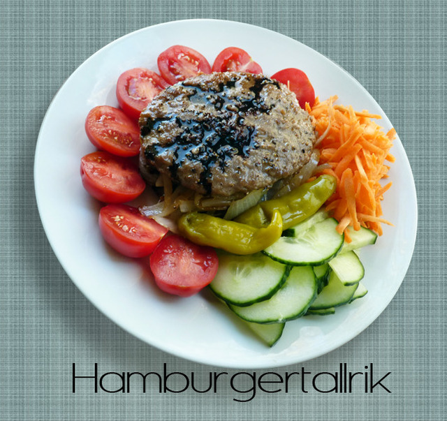 Hamburgertallrik