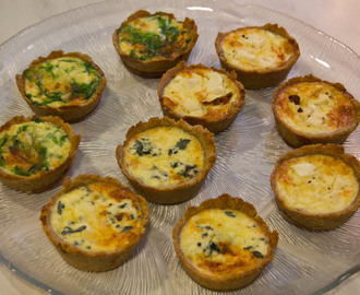 Små ostpajer / Small Cheese Quiches