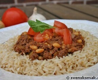 Chili con carne de ciervo