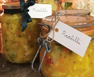 Julpickles, piccalilli