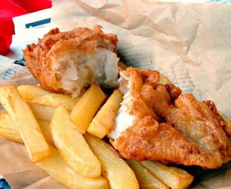 British Beer Battered Fish and Chips