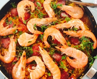 Paella med kyckling