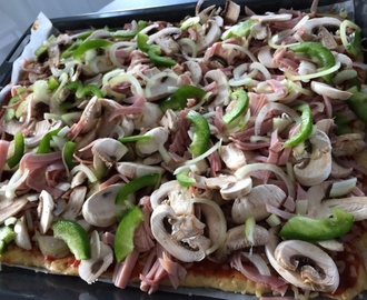 LCHF pizza