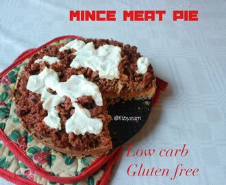 Low carb minced meat pie