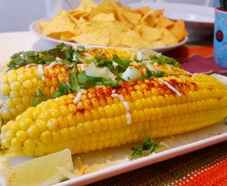 Mexikanska majskolvar- Elotes