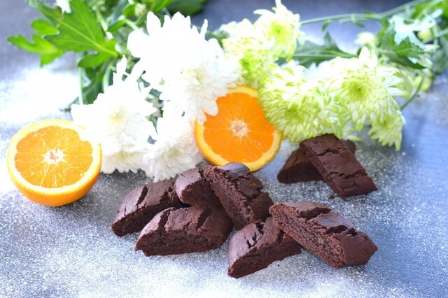 Chokladbiscotti med smak av apelsin