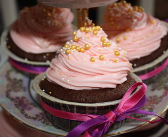 Dumlecupcakes med Vitchokladfrosting