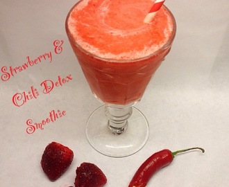 Jordgubbs & Chili Detox Smoothie