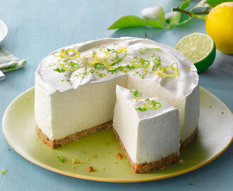 Cheesecake med citron och lime