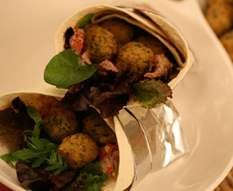 Falafel i wraps