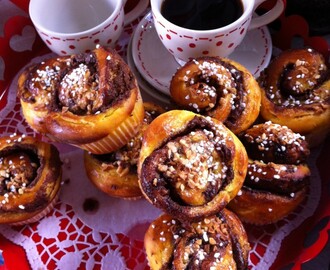 Saffransbullar med nutella