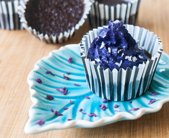 Sockerfria chokladmuffins med cashewkräm