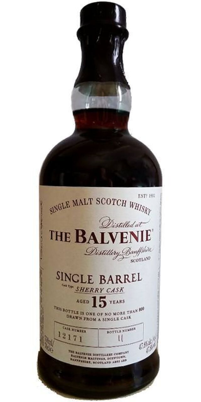 Review #445: Balvenie 15 Single Barrel Sherry Cask http://ift.tt/2BYIPWC | Botellas de licor