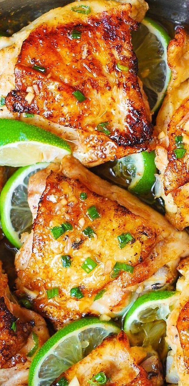 Honey Lime Chicken Thighs | Chicken recipes, Cooking recipes, Recipes