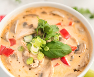 Tom Kha Gai Thai Chicken Coconut Soup