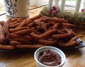 Churros med nutella