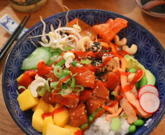 Gör din egen Hawaiianska "Poke bowl"