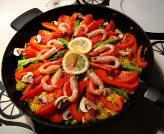 Enkel Paella i en Stekpanna