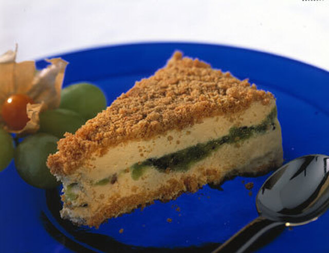 Cheesecake med kiwi