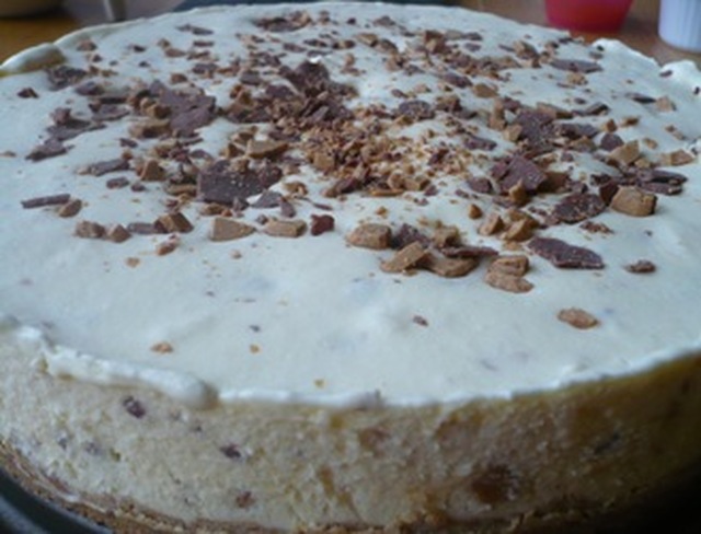 Daim cheesecake