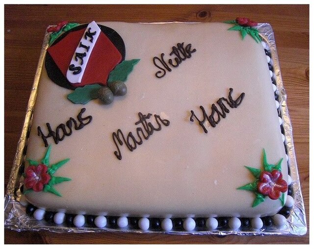 SAIK tränarnas överrasknings tårta :)