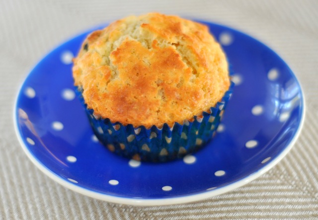 Baka havremuffins med torkade blåbär!